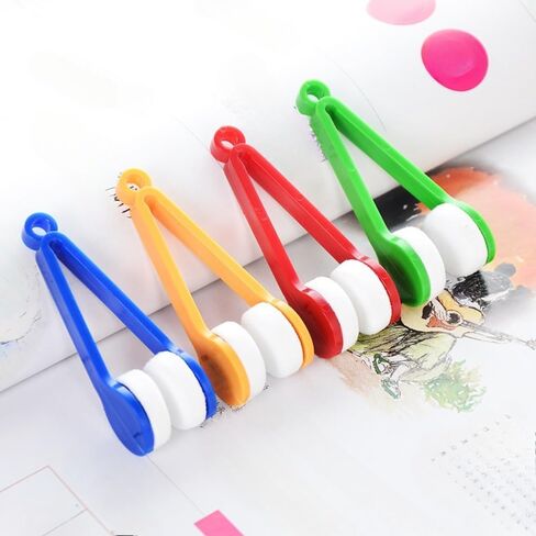 10 Pcs Portable Mini Sun Glasses Eyeglass Cleaner Soft Brush Cleaning Tool in Saudi Arabia