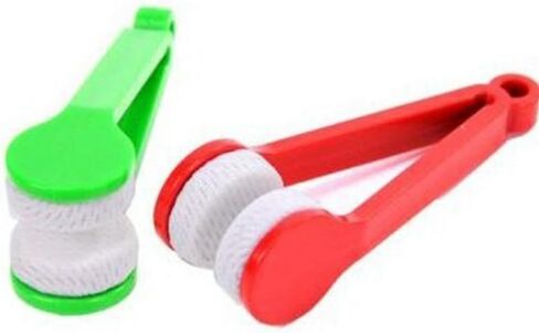 10 Pcs Portable Mini Sun Glasses Eyeglass Cleaner Soft Brush Cleaning Tool in Saudi Arabia