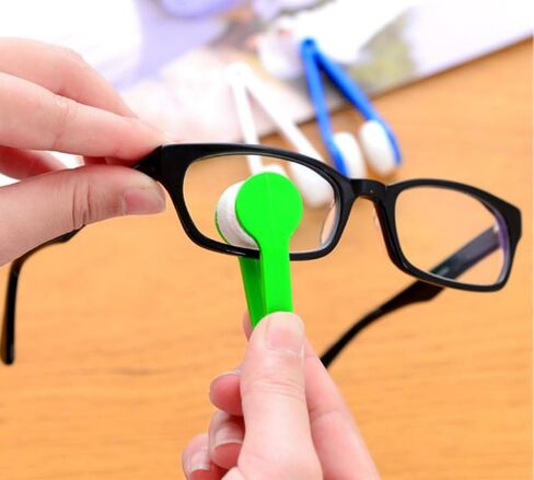 10 Pcs Portable Mini Sun Glasses Eyeglass Cleaner Soft Brush Cleaning Tool in Saudi Arabia