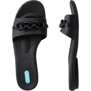 Oka-B Women's Grace Cici Slip-On Slide Sandal with Rope Charms in Kuwait