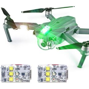 Ultra Bright Drone Strobe Light, Multiple Colors (White, Red, Green), fit for DJI Mini, Mavic, Air, Avata, Neo, Flip, Inspire, All Drones, Anti-Collision Light FAA Compliant (1Pcs) in Kuwait