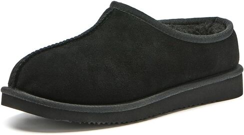 Mosey Mule Slippers For Women | Water Resistant Suede House Slippers | Fuzzy Slippers With Arch Support For Women | in Saudi Arabia