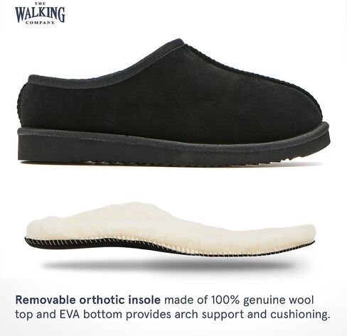 Mosey Mule Slippers For Women | Water Resistant Suede House Slippers | Fuzzy Slippers With Arch Support For Women | in Saudi Arabia