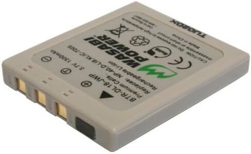 بطارية Wasabi Power (حزمة) وشاحن لـ Samsung SLB-0737 و SLB-0837 و Samsung Digimax I5 و I6 PMP و I50 و I50 MP3 و I70 و I70S و L50 و L60 و L67 و L73 و L80 و L700 و L700S و NV3 و NV5 و NV7. in Saudi Arabia