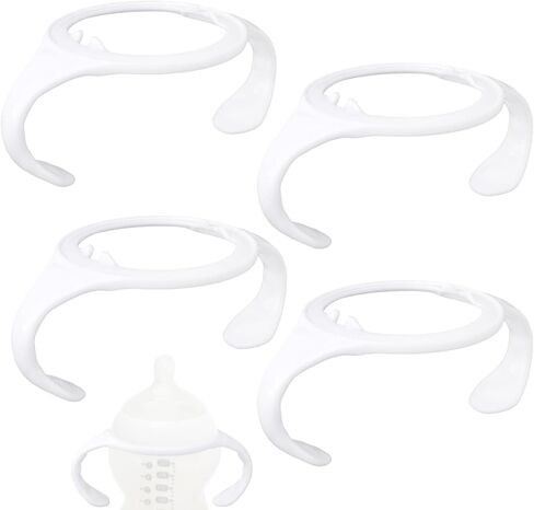 4 مساءً مقابض زجاجة طفل لتومي TIPPEE ، غير مريح غير قبيل القبلة سهلة التغذية الذاتي BPA بديل Tomee حامل لزجاجات حديثي الولادة in Kuwait