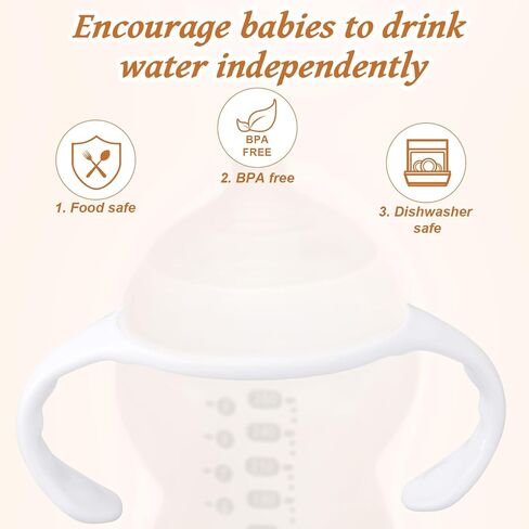 4 مساءً مقابض زجاجة طفل لتومي TIPPEE ، غير مريح غير قبيل القبلة سهلة التغذية الذاتي BPA بديل Tomee حامل لزجاجات حديثي الولادة in Kuwait