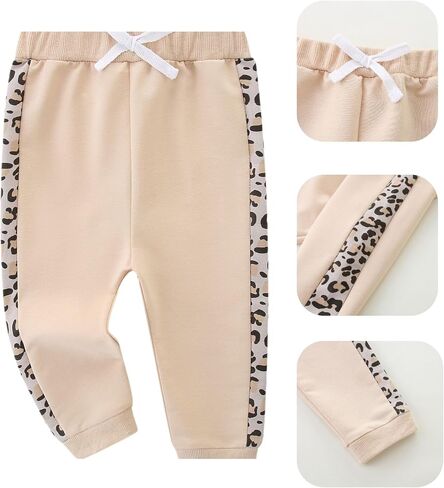 Toddler Baby Girl Clothes Fall Winter Long Sleeve Sweatshirt with Pants Set Girls Cute Print Outfits 6M-4Years in Kuwait