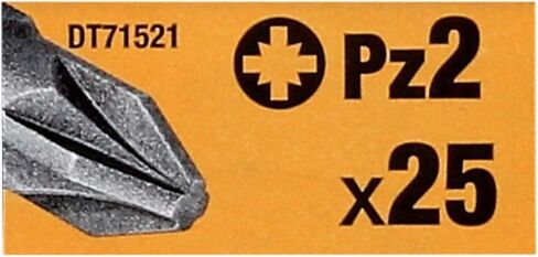 DeWALT Pozidriv PZ2 DT71521-QZ Driver Bit Set, 25 Piece in Saudi Arabia