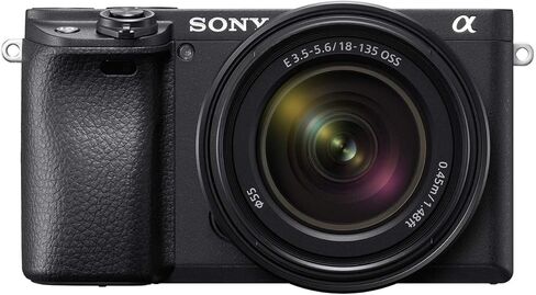 Sony a6400 4K Mirrorless Camera with 18-135mm F3.5-5.6 OSS Zoom Lens ILCE-6400M/B Renewed | Official Sony USA Partner Model | Bundle with 64GB Memory Deco Gear Travel Case Filter Kit & Extra Battery in Saudi Arabia