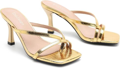 Enelauge Women's Women Low Hipten Cheels Flip Flops Muges Sandals Square Open Toe Fashion Thong Thong Heeled Slips on Wedding Bridal Party Shoes Shoes in Saudi Arabia