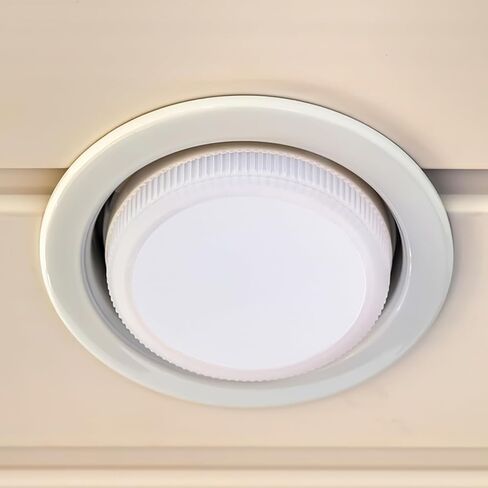 Ceiling Light Diffuser Covers - 6 Pcs 5 Inch Anti-Glare LED Downlight Diffuser Plastic Spotlight Diffuser Covers DIY Lighting Accessories for Ceiling Light LED Downlight Spotlight in Saudi Arabia