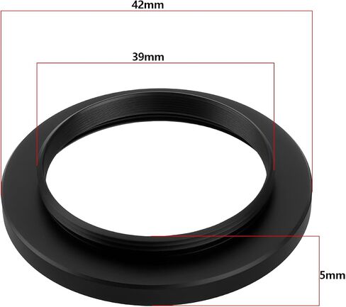 Sing F Ltd 1PC Camera Compling Ring Adapter M42-M39 Thread Adapter Ring M42 Female to M39 mal in Kuwait