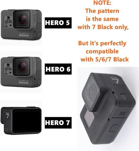 غطاء الباب الجانبي البديل لـ GoPro Hero 7 أسود ، مقاوم للأتربة ومقاومة للماء USB-C HDMI Cover Cover Assories ، مناسبة لـ GoPro Hero 7 Black in Saudi Arabia