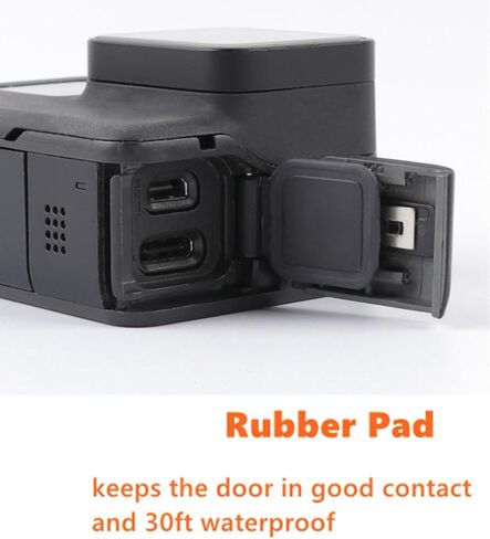 غطاء الباب الجانبي البديل لـ GoPro Hero 7 أسود ، مقاوم للأتربة ومقاومة للماء USB-C HDMI Cover Cover Assories ، مناسبة لـ GoPro Hero 7 Black in Saudi Arabia