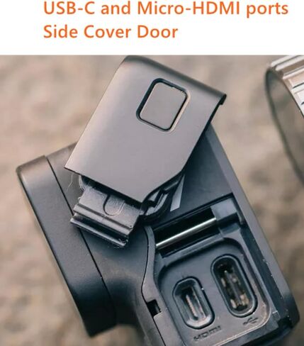 غطاء الباب الجانبي البديل لـ GoPro Hero 7 أسود ، مقاوم للأتربة ومقاومة للماء USB-C HDMI Cover Cover Assories ، مناسبة لـ GoPro Hero 7 Black in Saudi Arabia