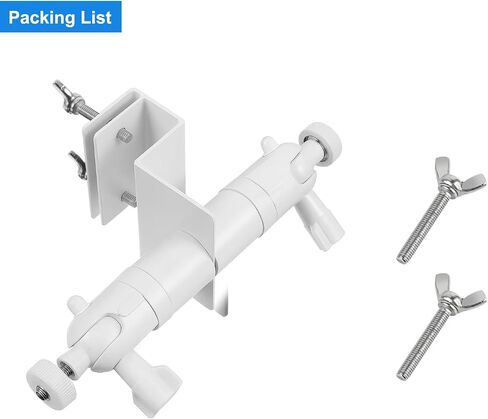 Gutter Mount for Google Nest Cam (Battery) Bracket, Waterproof, Fits Nest Cam Outdoor & Solar Panel (Camera & Solar Not Supplied) in Saudi Arabia