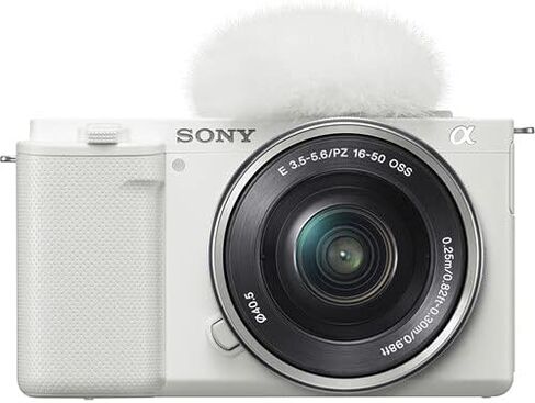 كاميرا Sony ZV-E10 بدون مرآة مع حزمة من 16-50 مم (أبيض) / حزمة ميكروفون لاسلكية + حزمة ملحقات بما في ذلك الذاكرة المتطرفة 64 جيجابايت و U-GRIP و CASE و TRIPOD والبرامج والمزيد (30 عنصرًا) in Saudi Arabia
