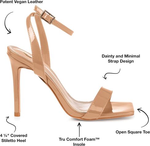 Journee Women's Comfort Foam Dorian Sandals Mocha, 9 in Saudi Arabia