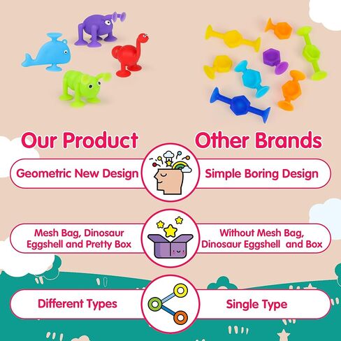 ألعاب حمام كأس الشفط للأطفال الذين تتراوح أعمارهم بين 3 سنوات ، 40 بكسل ، مصاصة أبجدية للحيوان ، بطاقات رسائل التعلم الإملائية التعليمية ABC مع صندوق تخزين ، هدايا مونتيسوري الحسية لـ 4-8 أطفال in Kuwait