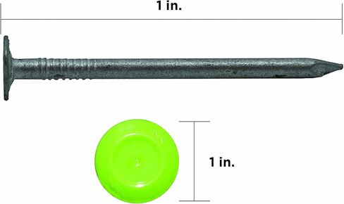 STINGER NailPac Cap Nails - 1" 304 Stainless Steel Nails with 1" Plastic Collated Caps (0136264), for use with CN100B & CN100 Cap Nailers in Saudi Arabia
