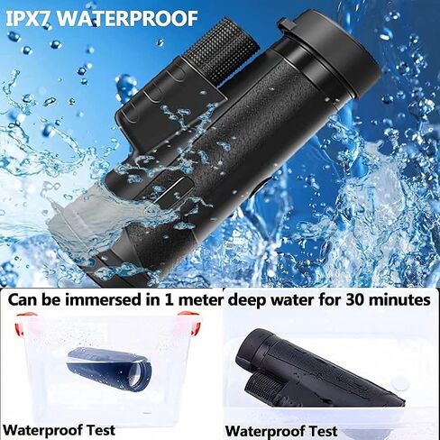 4K 10-300 × 40 مم ، أحاديات البالغين عالية القوة مع رؤية ليلية ، 12x50 تكبير التلسكوب المحمولة ، نطاقات اكتشاف ماء لمشاهدة الطيور in Saudi Arabia