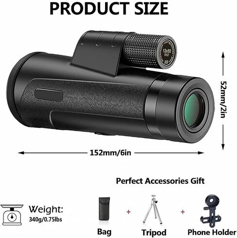 4K 10-300 × 40 مم ، أحاديات البالغين عالية القوة مع رؤية ليلية ، 12x50 تكبير التلسكوب المحمولة ، نطاقات اكتشاف ماء لمشاهدة الطيور in Saudi Arabia