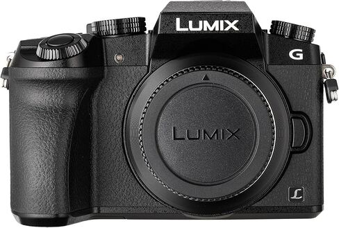 Panasonic Lumix DMC-G7 Mirrorless Digital Camera with 14-42mm Lens (Black) (DMC-G7KK) with LED Light + DMW-BLC12 Battery + 32GB Memory Card + Soft Bag + 12 Inch Tripod + More in Saudi Arabia