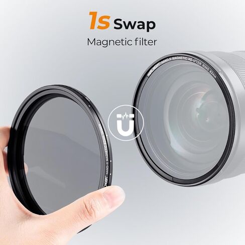 K&F Concept 62mm Nano-X ND2-32 1-5 Stop Magnetic Variable Neutral Density Lens Filter in Saudi Arabia