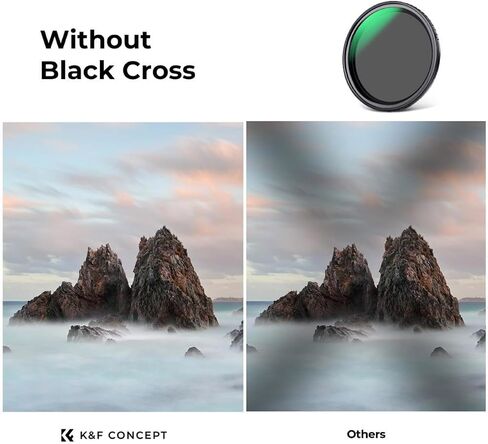 K&F Concept 62mm Nano-X ND2-32 1-5 Stop Magnetic Variable Neutral Density Lens Filter in Saudi Arabia