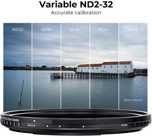 K&F Concept 62mm Nano-X ND2-32 1-5 Stop Magnetic Variable Neutral Density Lens Filter in Saudi Arabia