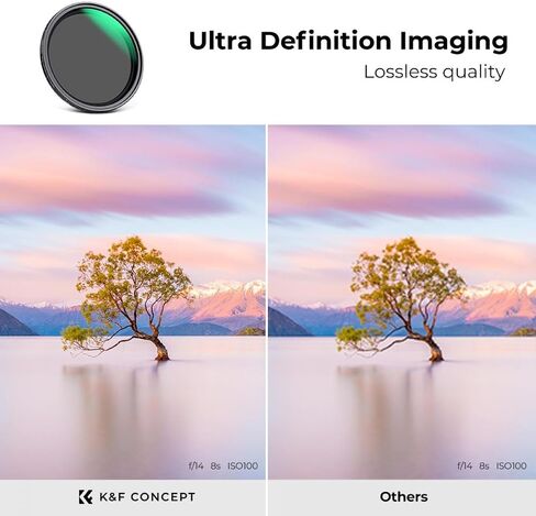 K&F Concept 62mm Nano-X ND2-32 1-5 Stop Magnetic Variable Neutral Density Lens Filter in Saudi Arabia