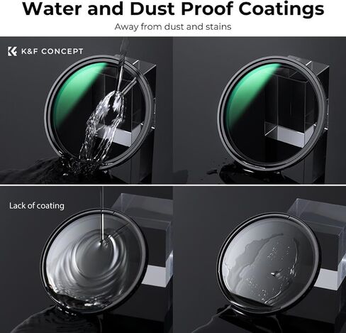 K&F Concept 62mm Nano-X ND2-32 1-5 Stop Magnetic Variable Neutral Density Lens Filter in Saudi Arabia