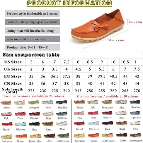 Solaud Womens Driving Moccasins Leather Loafers Comfortable Casual Breathable Slip On Walking Soft Round Toe Lightweight Flats Shoes in Saudi Arabia