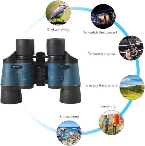 Monoculars Telescope High Power Spotting Scope Telescope,HD 60X60 Binoculars, High Clarity Telescope Optical Binocular Fixed Zoom High Power for Adult and Children Travel Outdoor Binoculars in Saudi Arabia