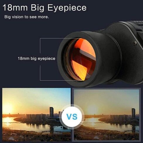 Monoculars Telescope High Power Spotting Scope Telescope,HD 60X60 Binoculars, High Clarity Telescope Optical Binocular Fixed Zoom High Power for Adult and Children Travel Outdoor Binoculars in Saudi Arabia