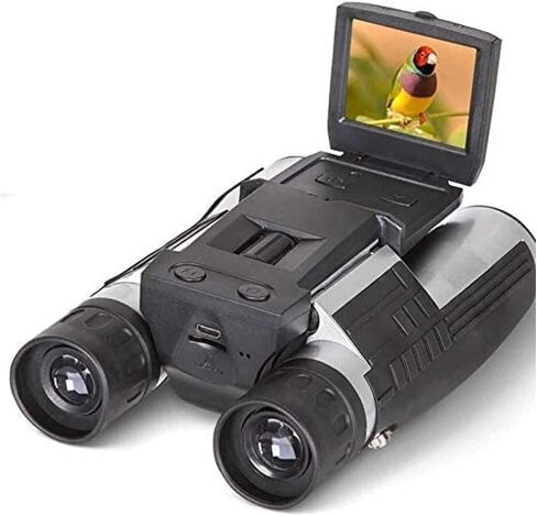 Monoculars Telescope High Power 1080p Digital Camera 2.0" LCD 12x32 Black Binoculars Telescope Folding with Built-in Digital Camera Full Hd Binoculars in Saudi Arabia