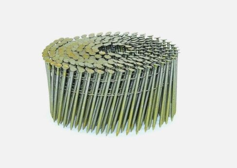 Magnum Pro 15 Degree Wire Coil Nails 2-1/2" x .099 Bright Finish Ring Shank 9000 Count Per Box in Saudi Arabia