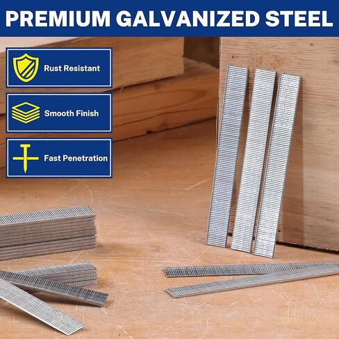 WORKPRO 5/8'' 18 Gauge Brad Nails, 6000 Count Finishing Nails, Universal Brad Nail Gun Nails for Pneumatic & Electric Brad Nailers in Saudi Arabia