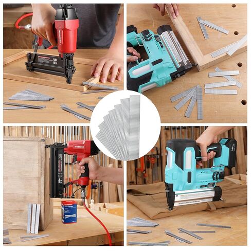 WORKPRO 5/8'' 18 Gauge Brad Nails, 6000 Count Finishing Nails, Universal Brad Nail Gun Nails for Pneumatic & Electric Brad Nailers in Saudi Arabia