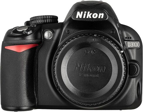 Nikon D3100 DSLR Camera Kit with 18-55mm VR Lens – Beginner-Friendly & Compact (25472) + Photo Software + Camera Bag + 64GB Memory Card + Tripod + Cleaning Kit + Hand Strap + More (Renewed) in Saudi Arabia