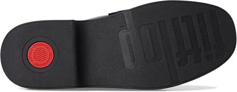 FitFlop Women's F-luma Chunky-Snaffle Box-Leather Demi-Wedge Loafers in Saudi Arabia
