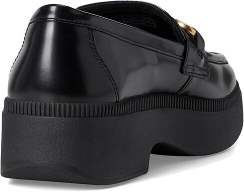 FitFlop Women's F-luma Chunky-Snaffle Box-Leather Demi-Wedge Loafers in Saudi Arabia