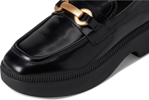 FitFlop Women's F-luma Chunky-Snaffle Box-Leather Demi-Wedge Loafers in Saudi Arabia