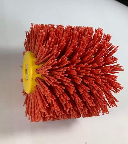 SIGNI New Abrasive Wire Drawing Wheel Drum Burnishing Polishing Brush for Wooden Furniture Floor Polishing 120X100mm 180 Grit 1pack in Saudi Arabia