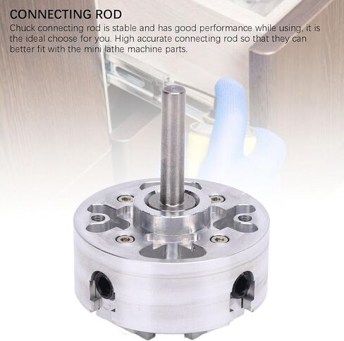 Alloy Stee Mini 4 Jaw Lathe Chuck مجموعة مع ربط القضبان ، و 4 فكية تركز على الخشب من مخارط الخشب in Saudi Arabia
