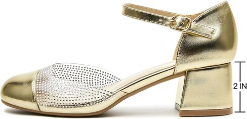 RSXSES مغلق اصبع القدم منخفض الكعب أحذية للنساء 2 بوصة كعب مكتنزة مضخات الكاحل حزام براءة اختراع جلدية الحفلات الحفلات حفل الزفاف الأحذية in Kuwait