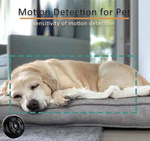 WiFi Mini Spy Camera Wireless HD 1080P Small Camera with Motion Detection for Home Security and Outdoor Nanny Cams in Kuwait