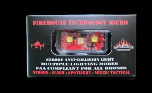 Generic Firehouse Technology Micro Strobe Drone Mavigation Kit - 3 Light Kit (White ، Red ، Green) FAA Compliant 1000 Lumens in Saudi Arabia