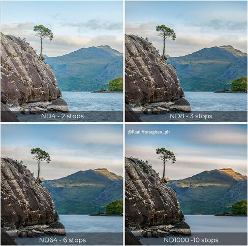 K&F Concept 77mm MCUV/CPL/ND4/ND8/ND64/ND1000 Lens Filter Kit (6 Pcs) with 28 Multi-Layer Coated Clear Optical Glass Filters in Saudi Arabia