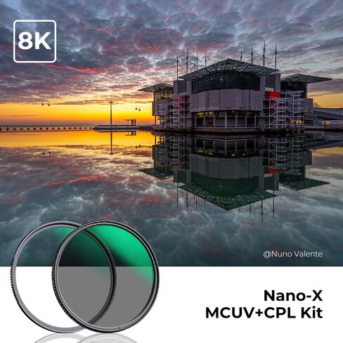 K&F Concept 77mm MCUV/CPL/ND4/ND8/ND64/ND1000 Lens Filter Kit (6 Pcs) with 28 Multi-Layer Coated Clear Optical Glass Filters in Saudi Arabia